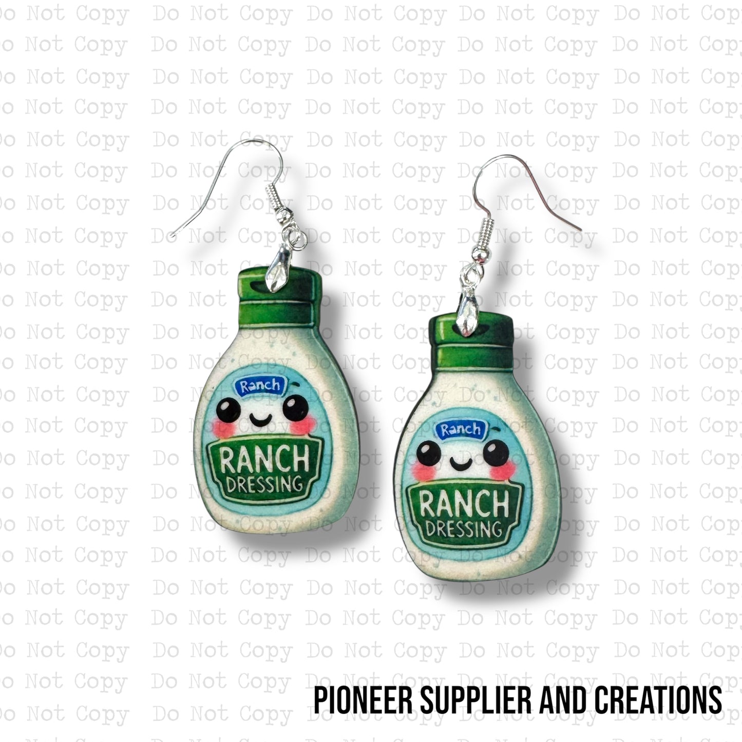 Salad Dressing Earring Sublimation Blanks Kit | Exclusive