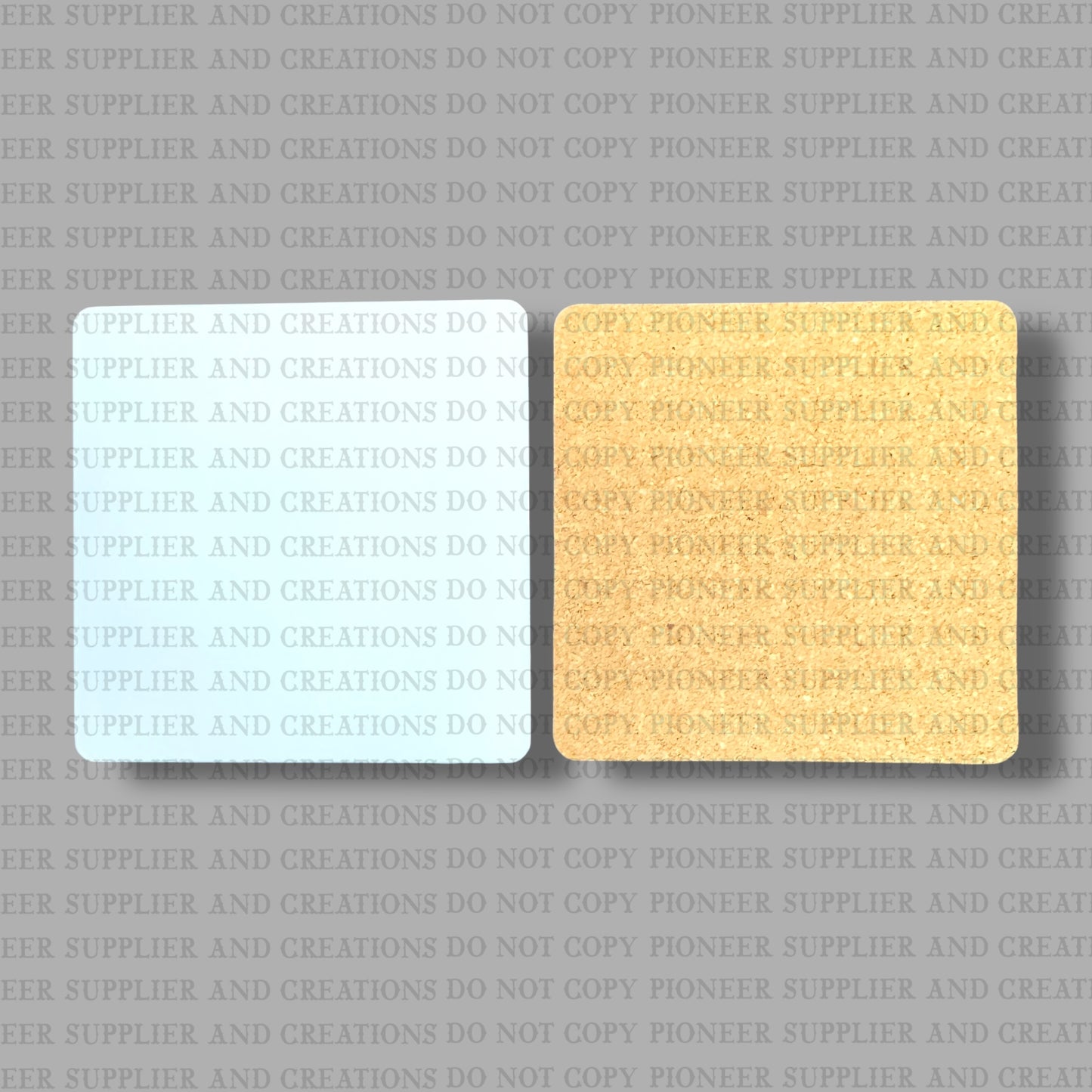 Square Desk Coaster 3.6in Sublimation Blank