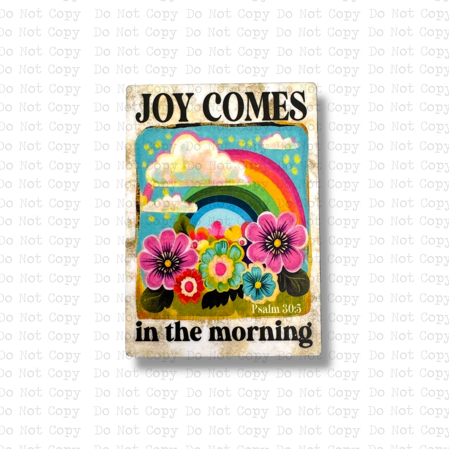Joy Comes In The Morning Magnet Sublimation Blank Kit
