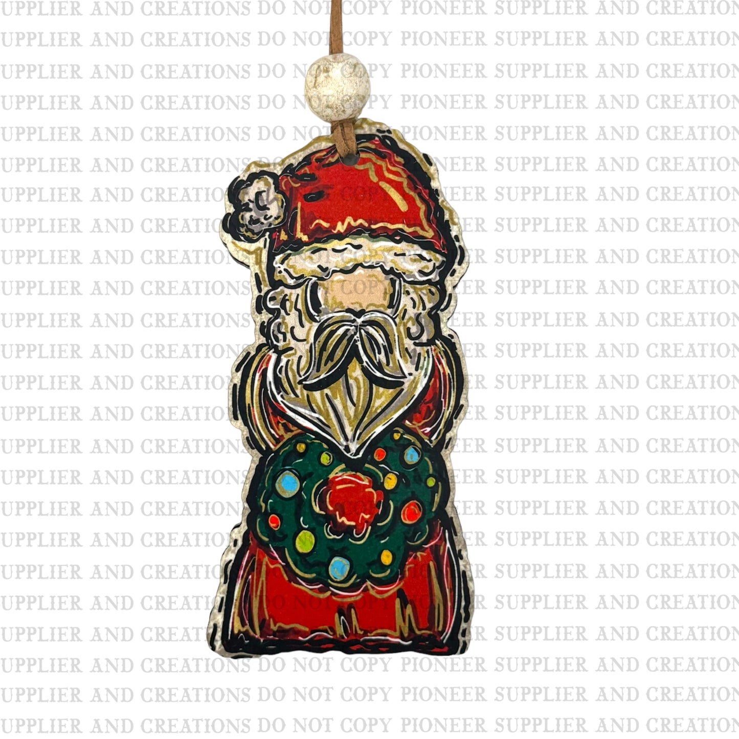 Old World Santa Ornament Sublimation Blank | Exclusive Graphx & More