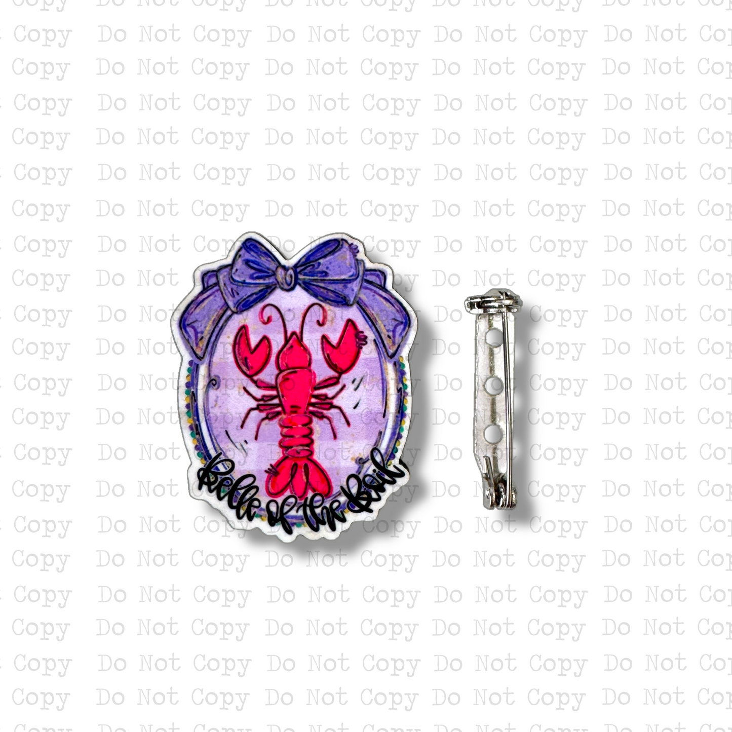 Belle Of The Boil Lapel Pin Sublimation Blank Kit | Set of 2 J&CD