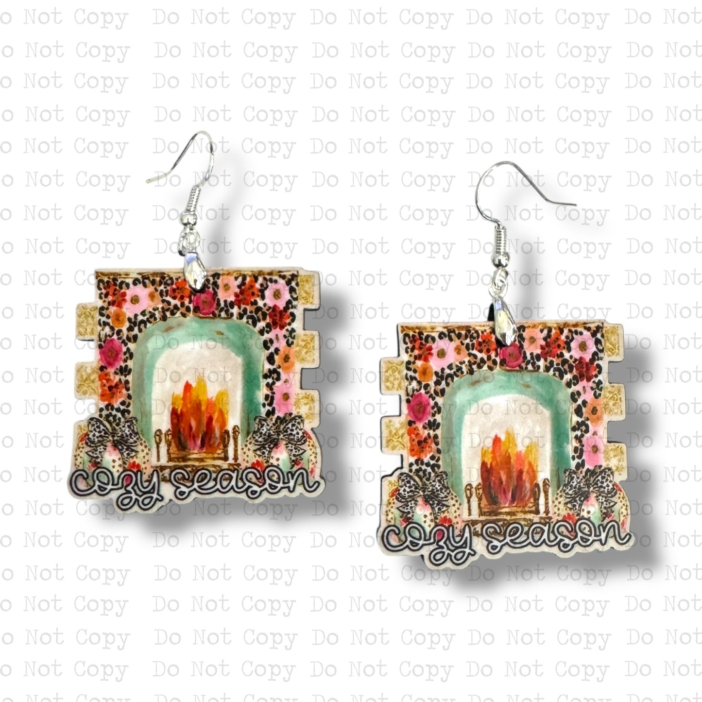 Cozy Season Earring Sublimation Blank Kit
