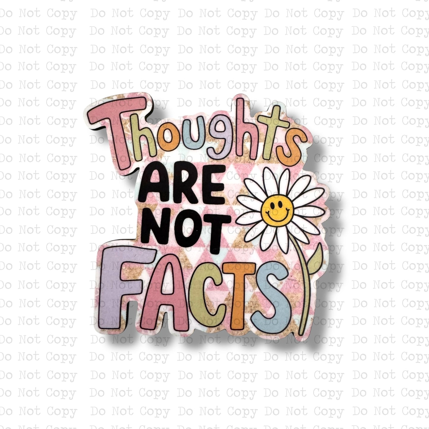 Thoughts Are Not Facts Magnet Sublimation Blank Kit