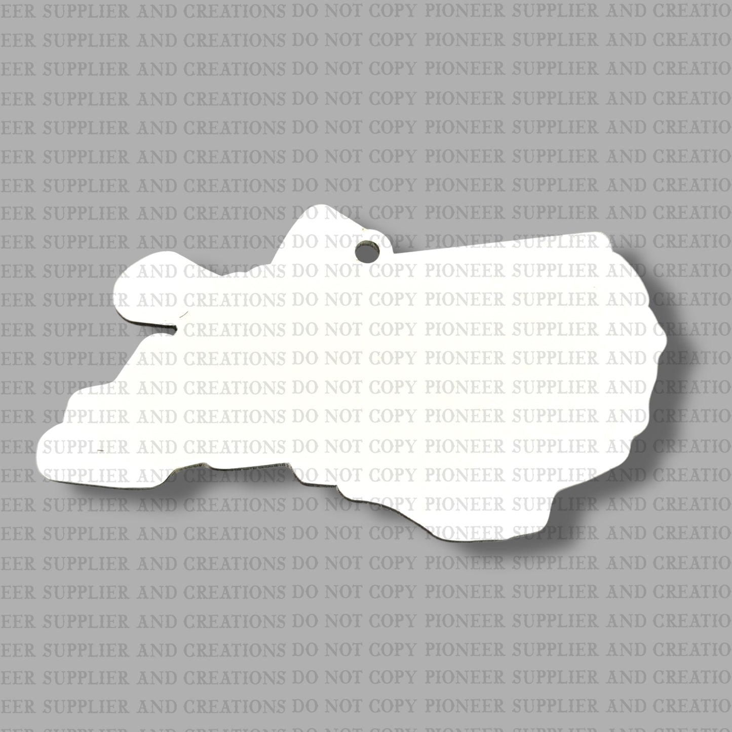 North Carolina Quilt Car Charm Sublimation Blanks | Exclusive Monogram Moments