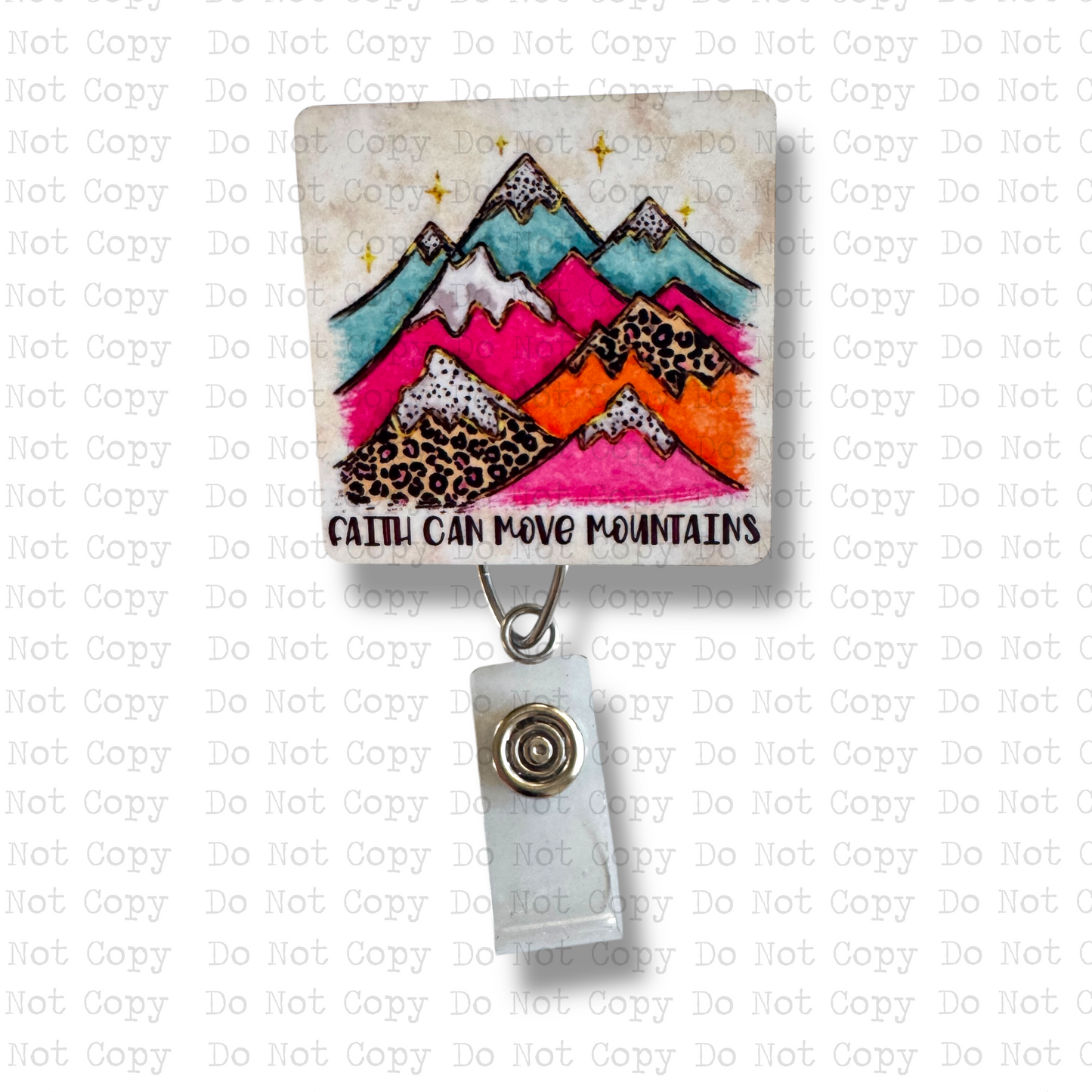Mountains Badge Button Sublimation Blank