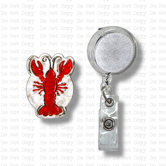 Crawfish Badge Button Sublimation Blank | Set of 2