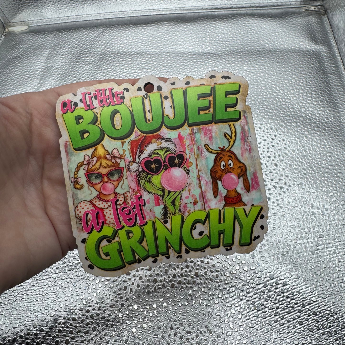Boujee Ornament Pressed Blank