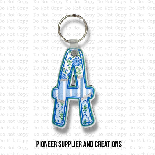 Bloomful Bliss A Keychain Sublimation Blank Kit