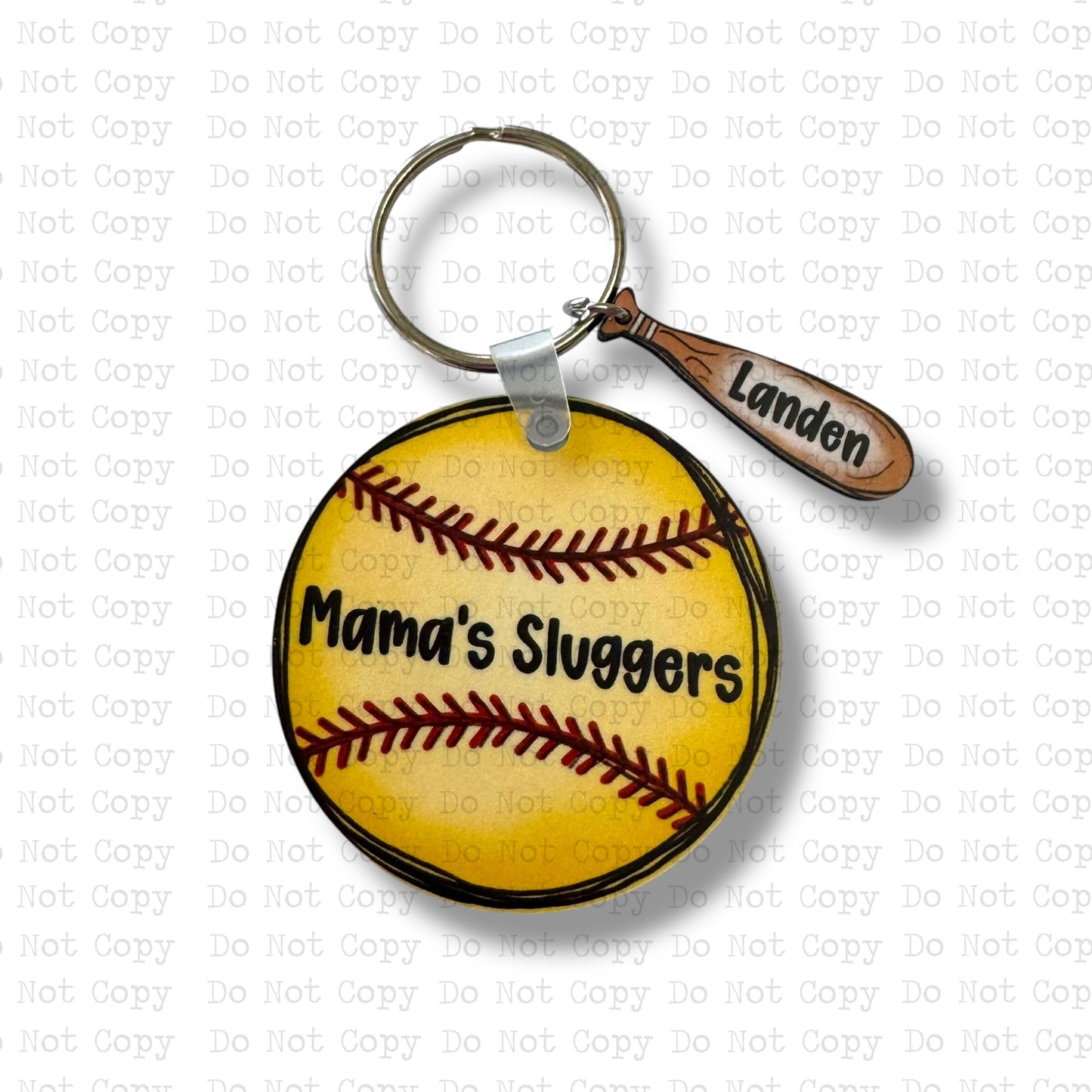 Baseball | Softball Keychain | Add-On Bat Sublimation Blanks