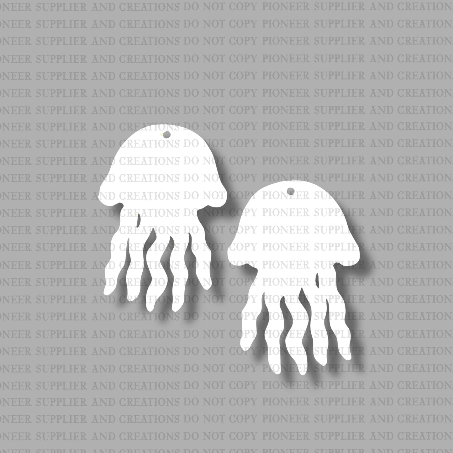 Jellyfish Earring Sublimation Blanks