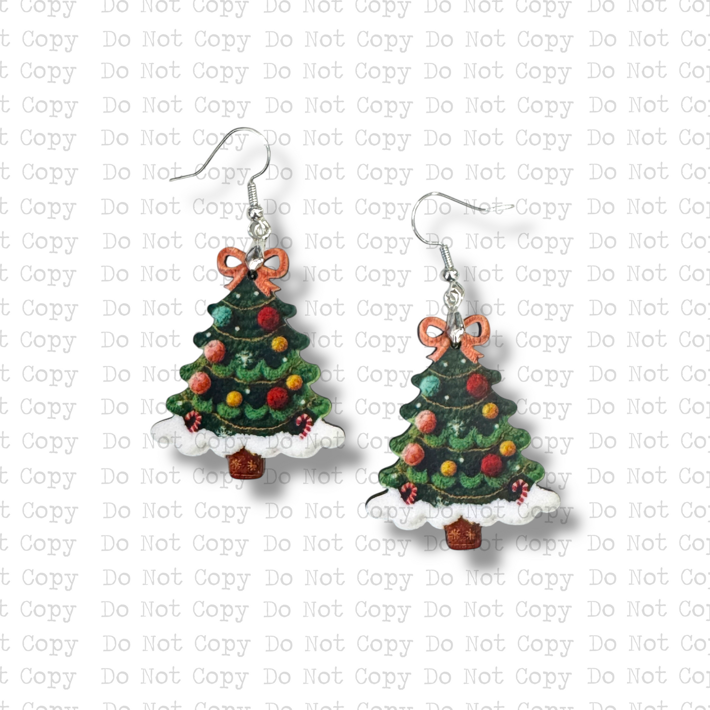 Tree Yarn Earring Sublimation Blank Kit