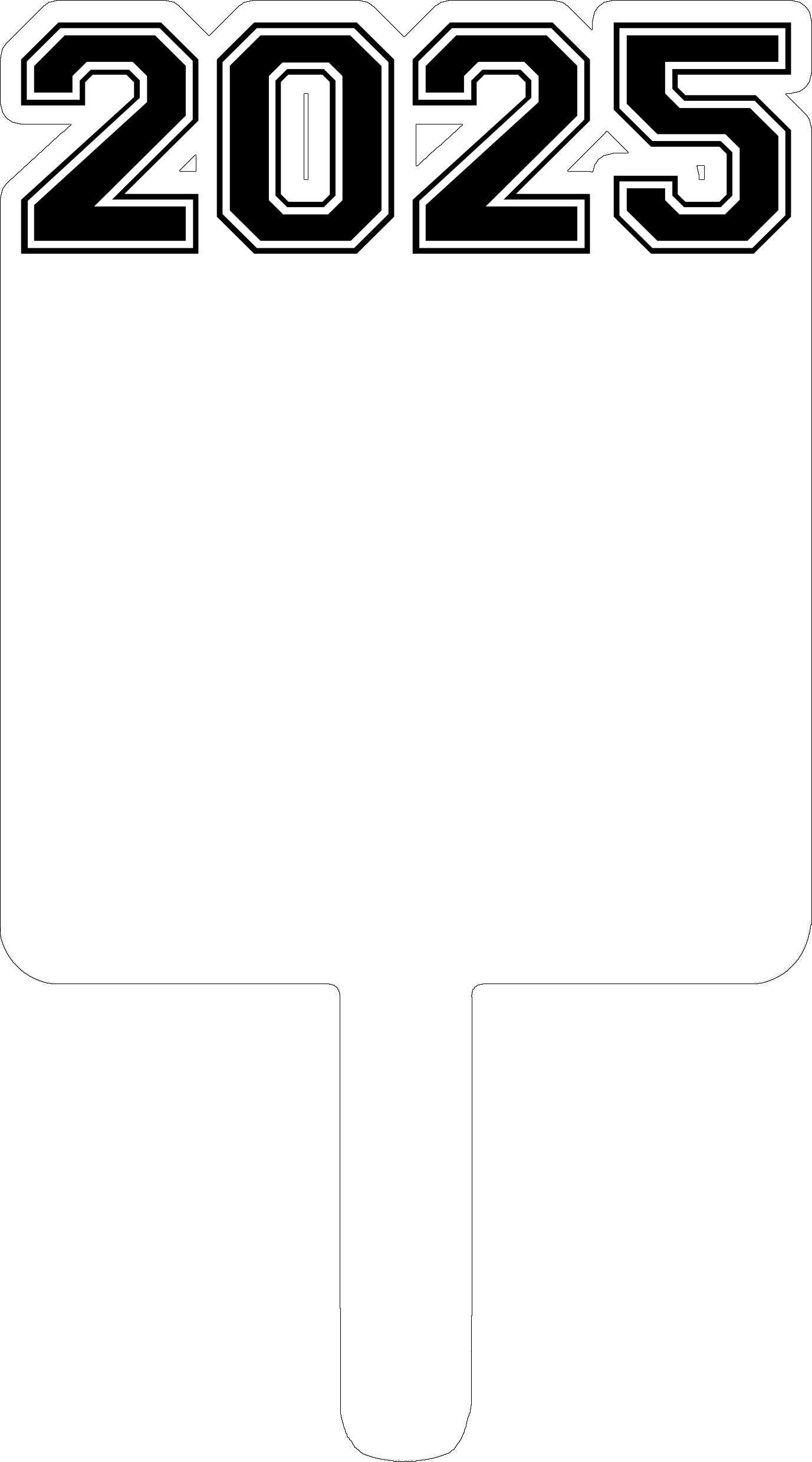 2025 Top Graduation Fan Photo Panel Sublimation Blank