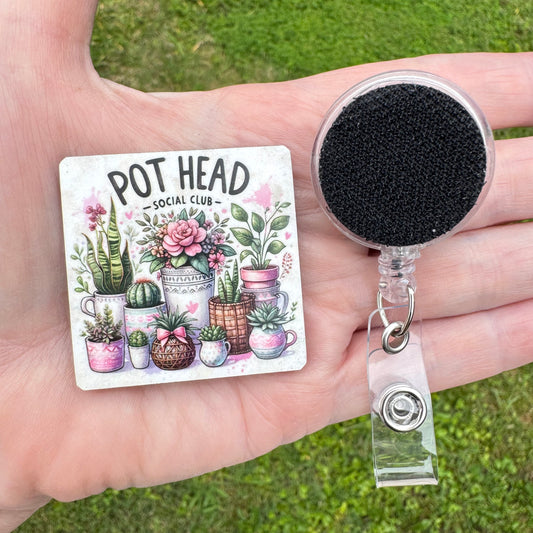 Pot Head Badge Button Sublimation Blank | Set of 2