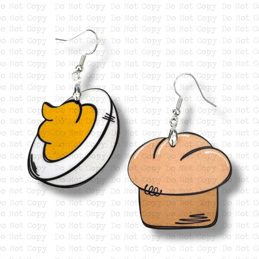 Thanksgiving Fav Foods Earring Sublimation Blank Kit