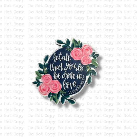 Done In Love Badge Reel Sublimation Blanks | Set of 2