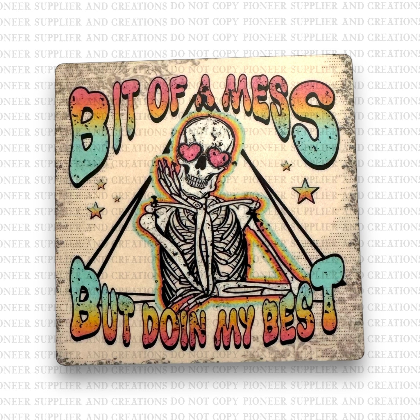 Doin My Best Magnet Sublimation Blank Kit