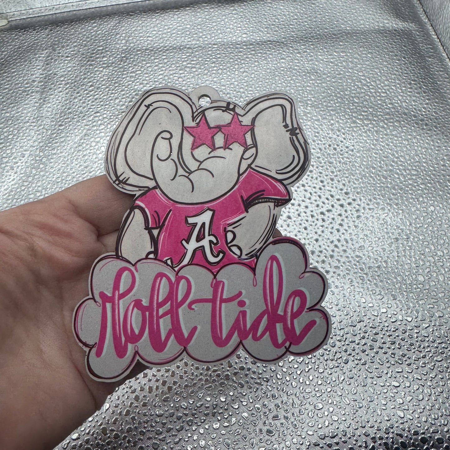 Pink Elephant 2 Pressed Blank