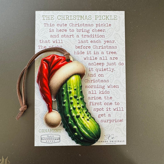 Christmas Pickle Ornament Sublimation Blank