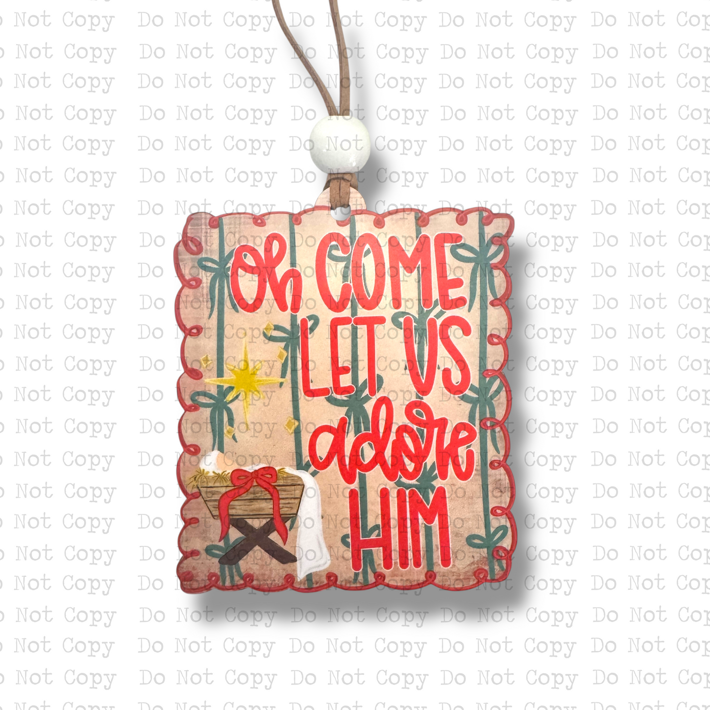 Newborn King Ornament Sublimation Blank