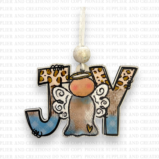 Joy Angel Ornament Sublimation Blank