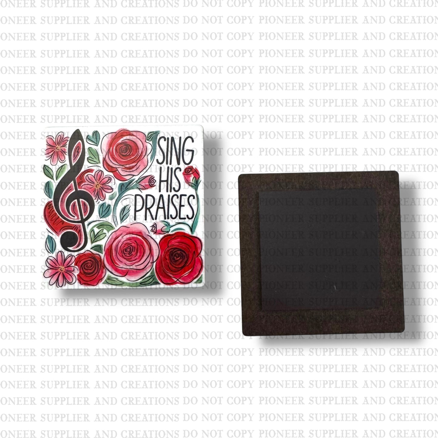 Sing His Praises Magnet Sublimation Blank Kit