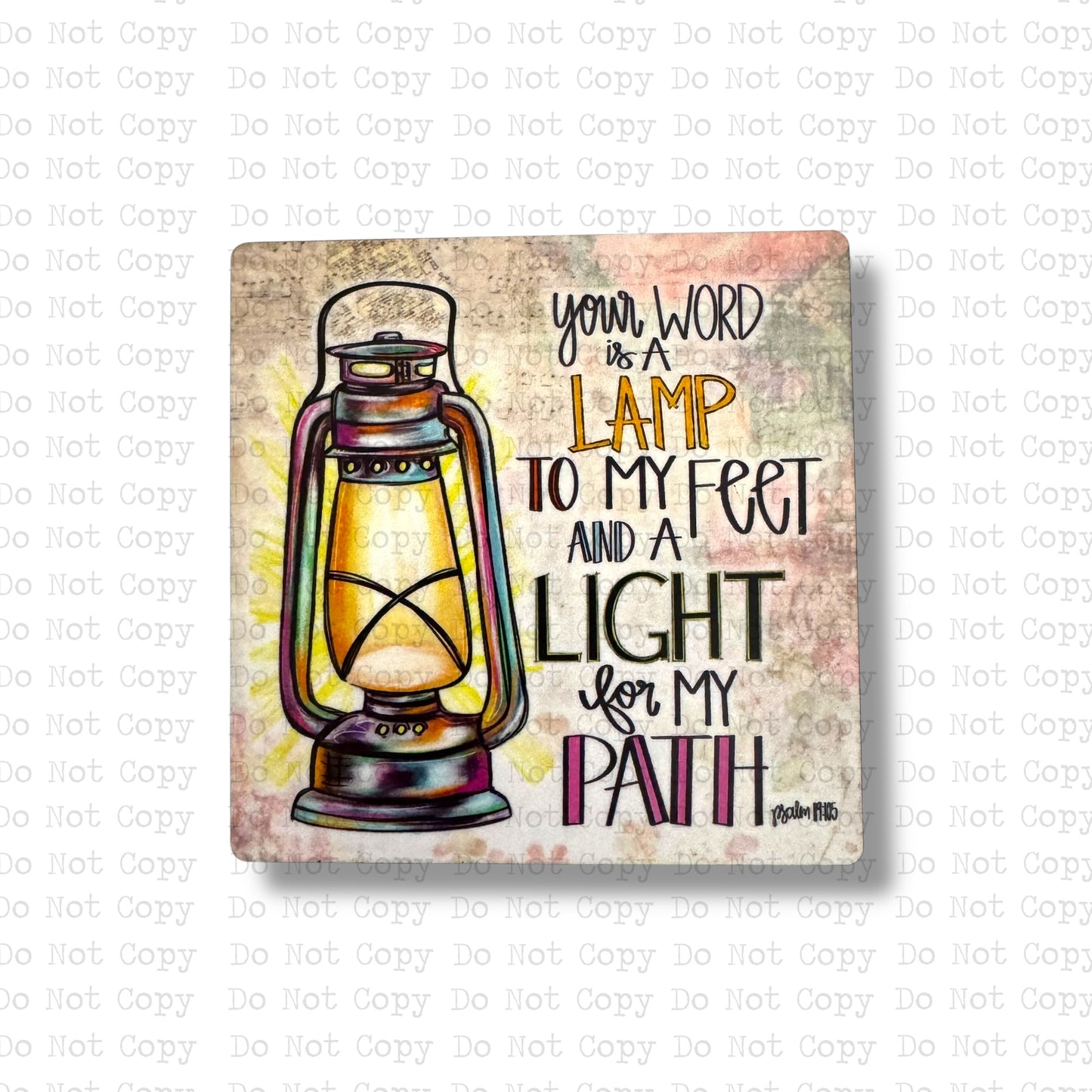 Lamp To My Feet Magnet Sublimation Blank Kit