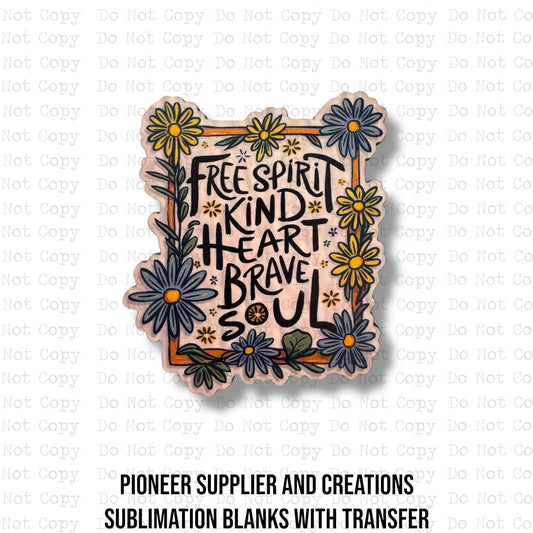 Brave Soul Magnet Sublimation Blank Kit