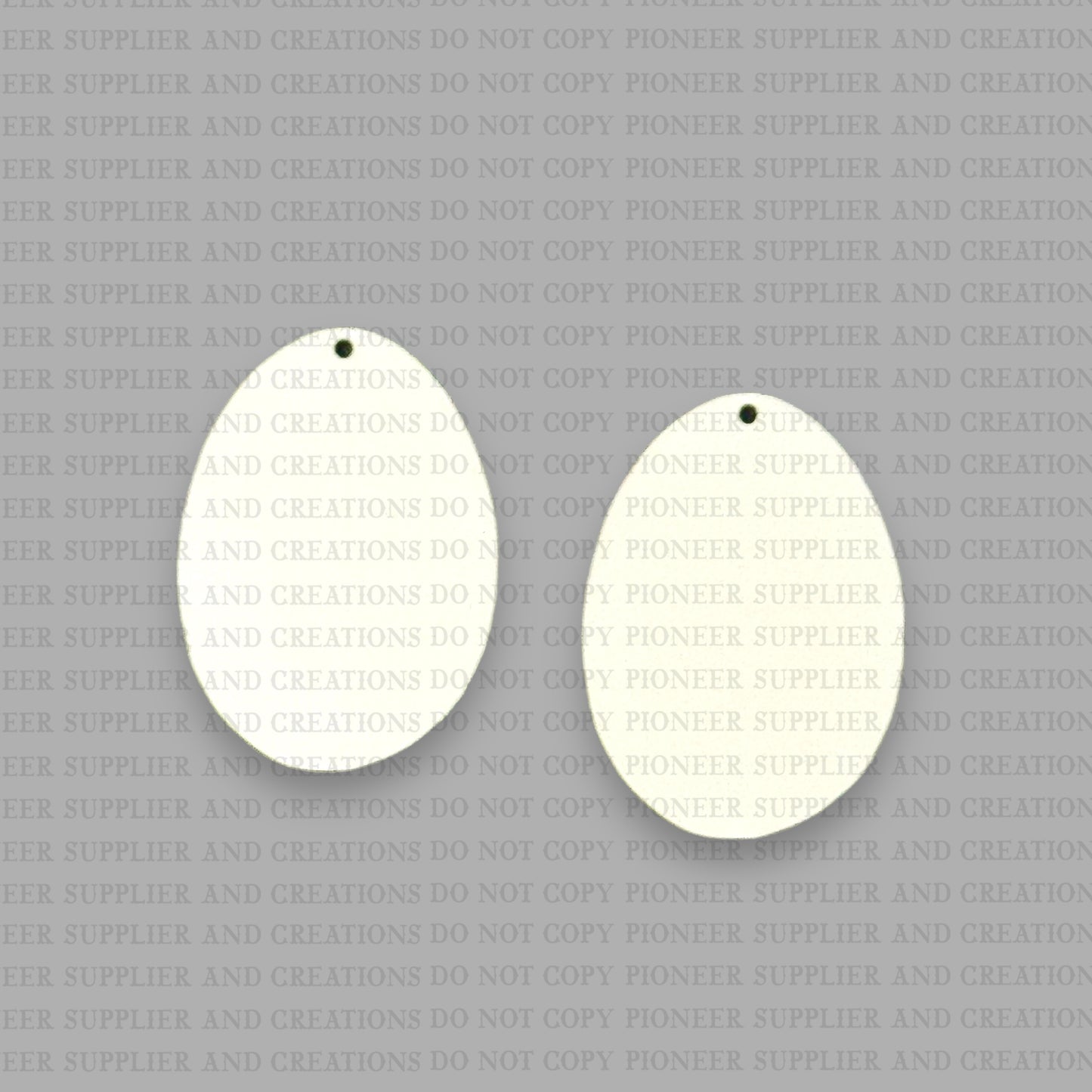 Happy Easter Egg Earring Sublimation Blanks