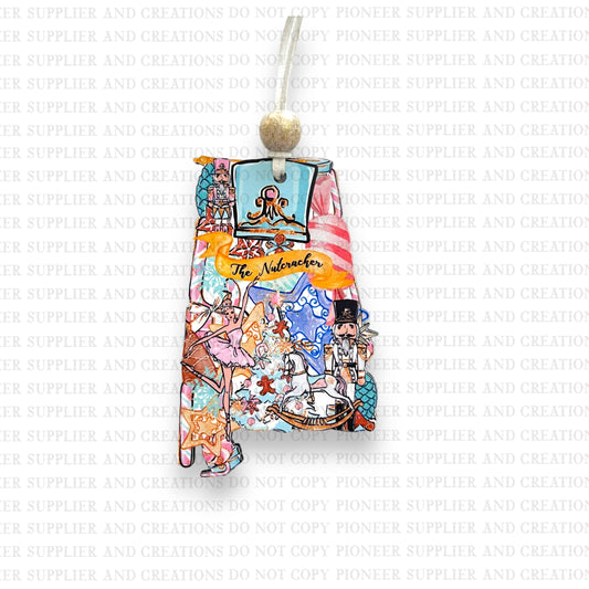 Alabama Nutcracker Ornament Sublimation Blank