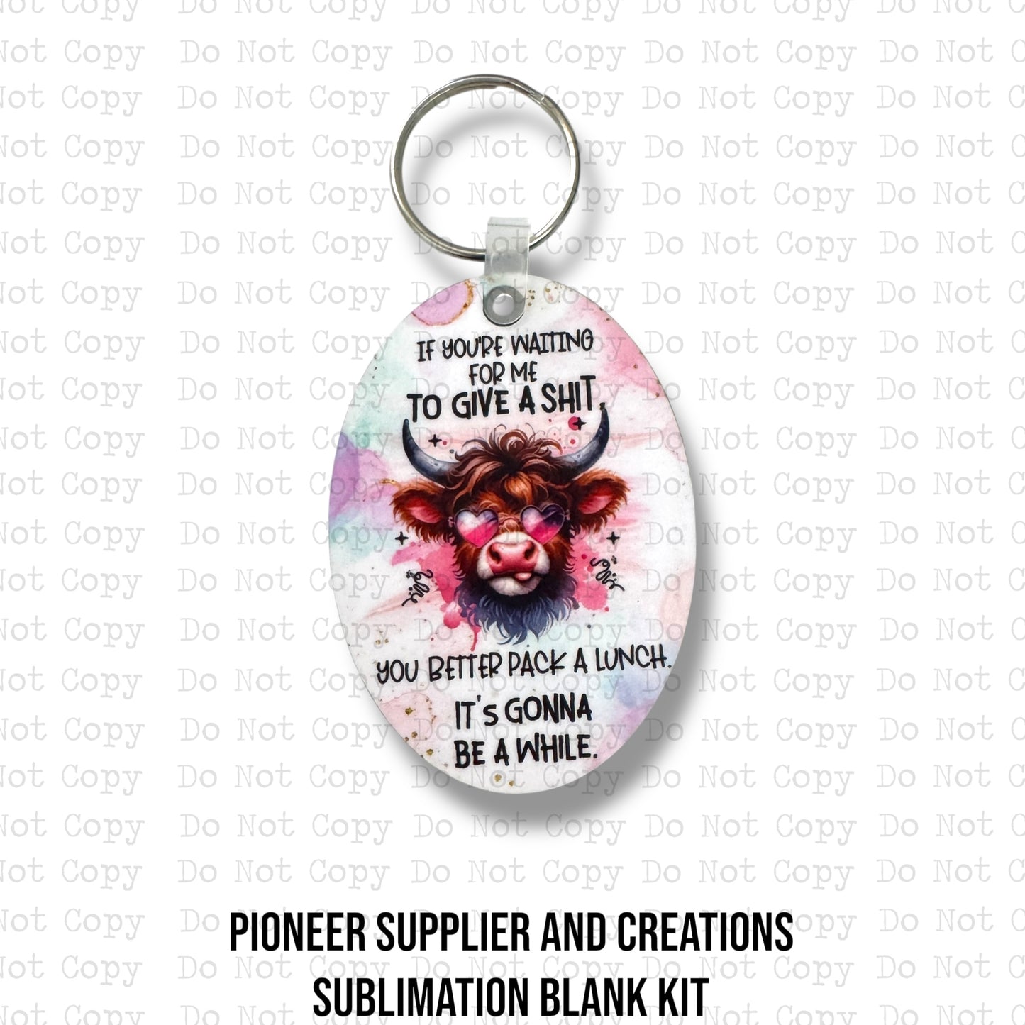Pack A Lunch Keychain Sublimation Blank Kit
