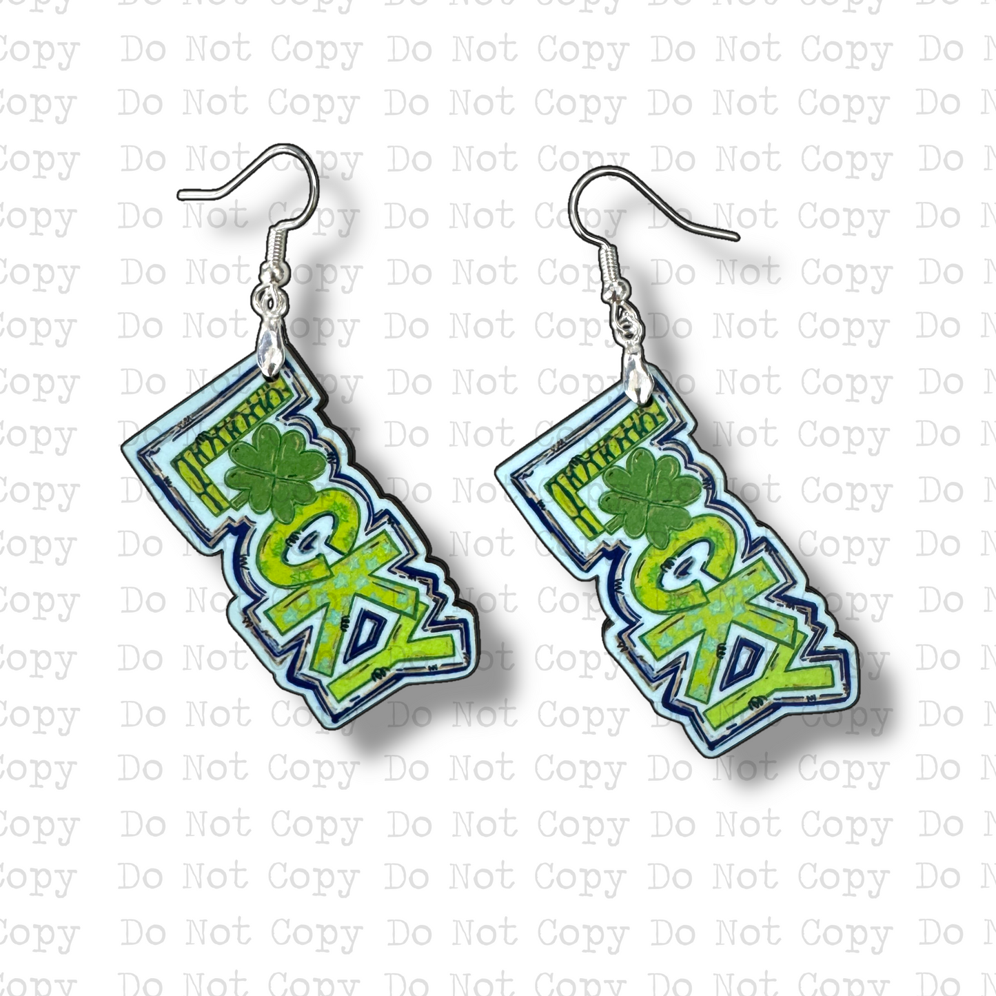 Lucky Earring Sublimation Blank Kit