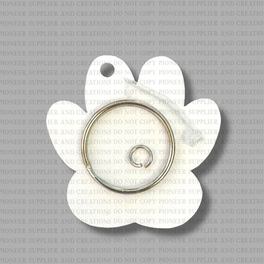 Dog Paw Keychain | Add-On Bone Sublimation Blanks | MM