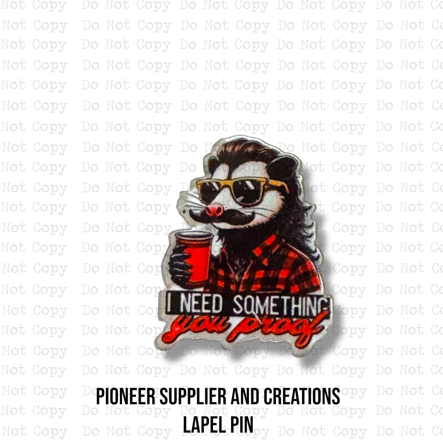 You Proof Lapel Pin Sublimation Blank | Exclusive
