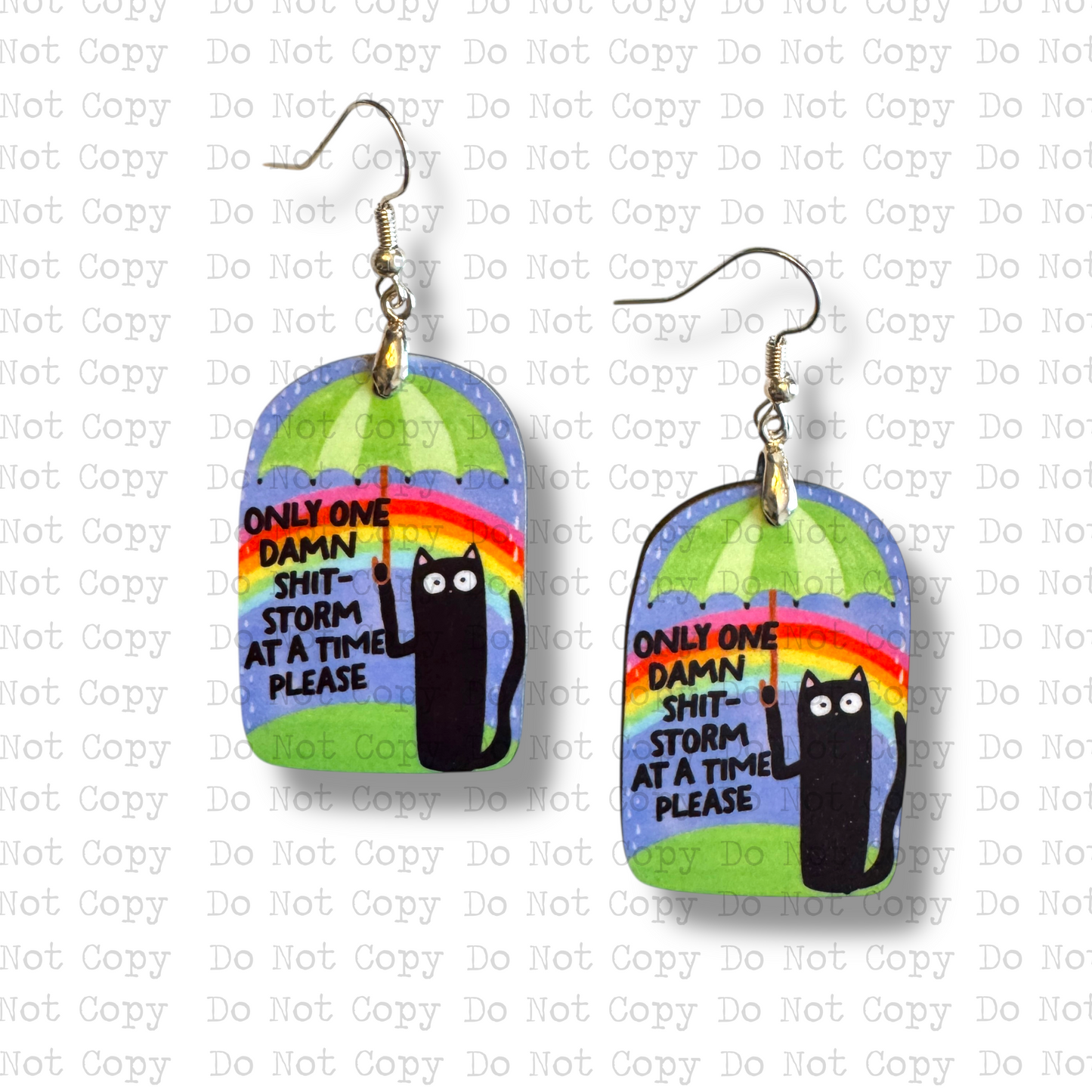 One Storm At A Time Earring Sublimation Blank Kit | TRS