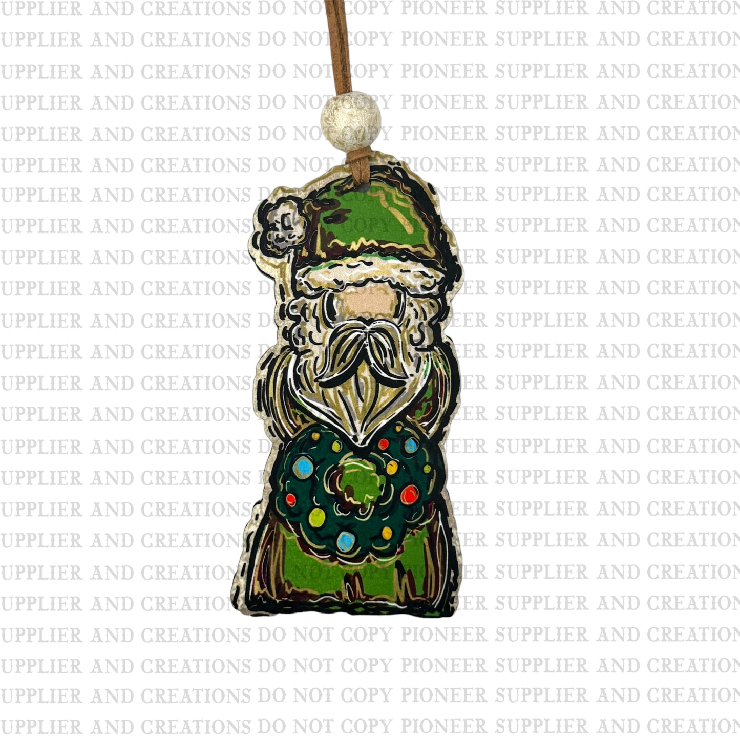 Old World Santa Ornament Sublimation Blank | Exclusive Graphx & More