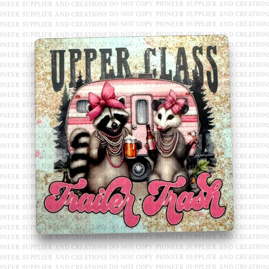 Upper Class Trailer Trash Magnet Sublimation Blank Kit