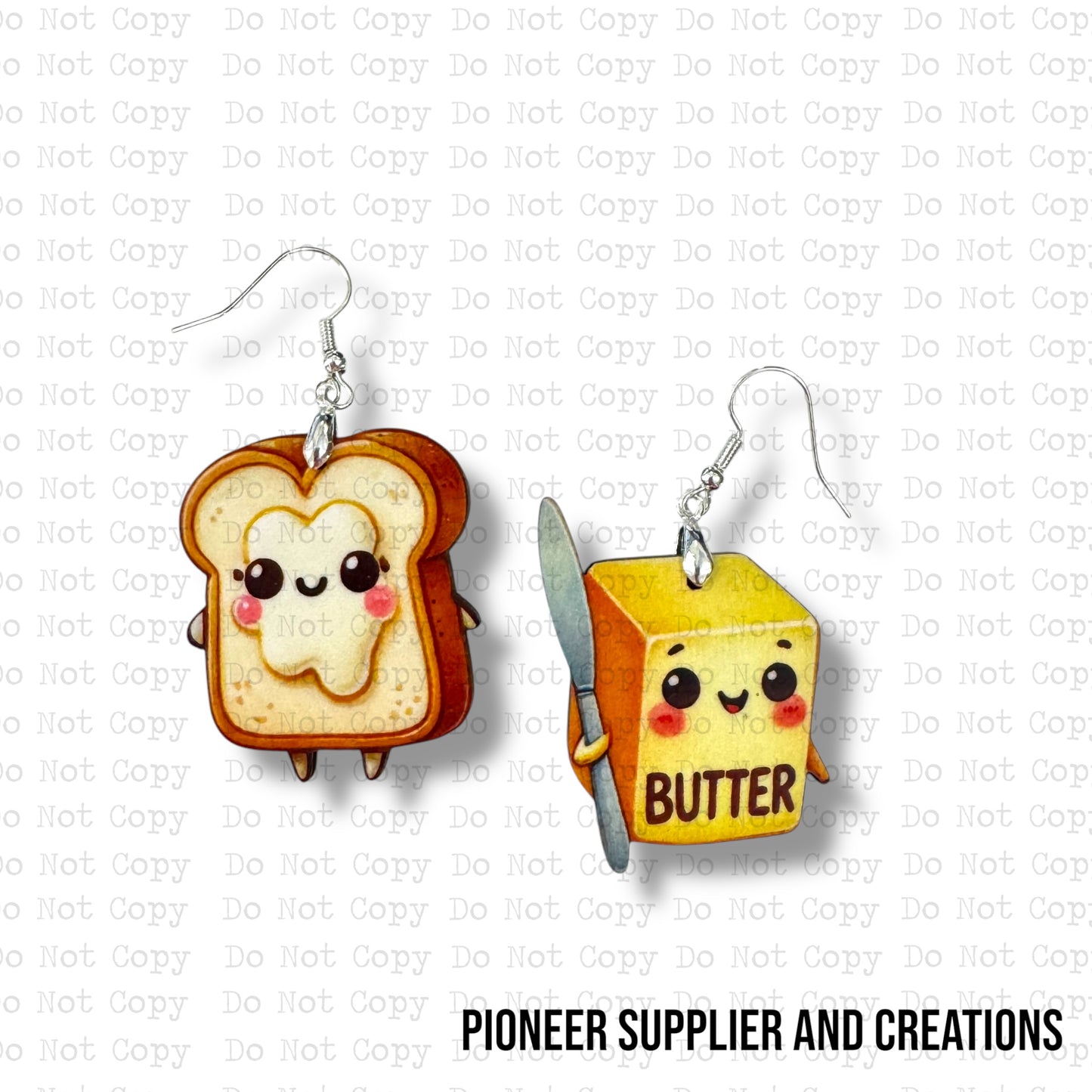 Butter To My Bread Earring Sublimation Blanks Kit | Exclusive