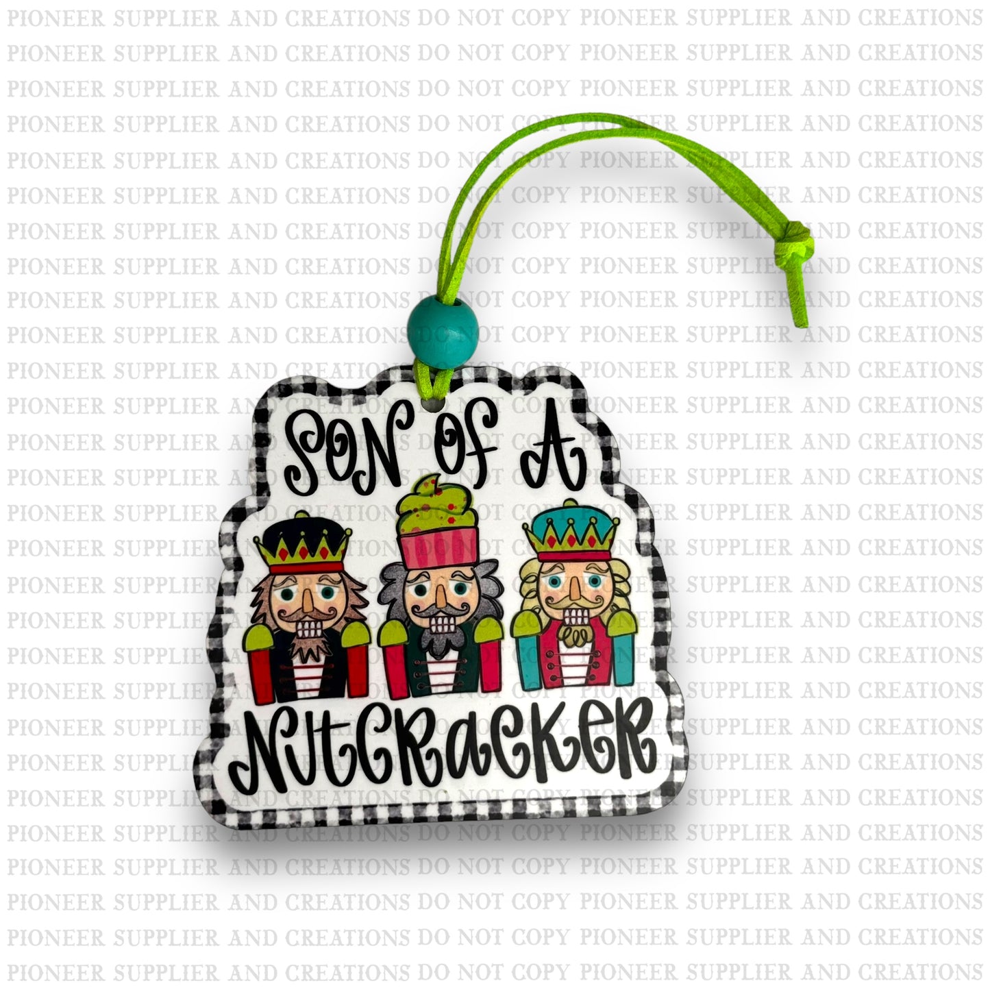 Son Of A Nutcracker Ornament Sublimation Blank