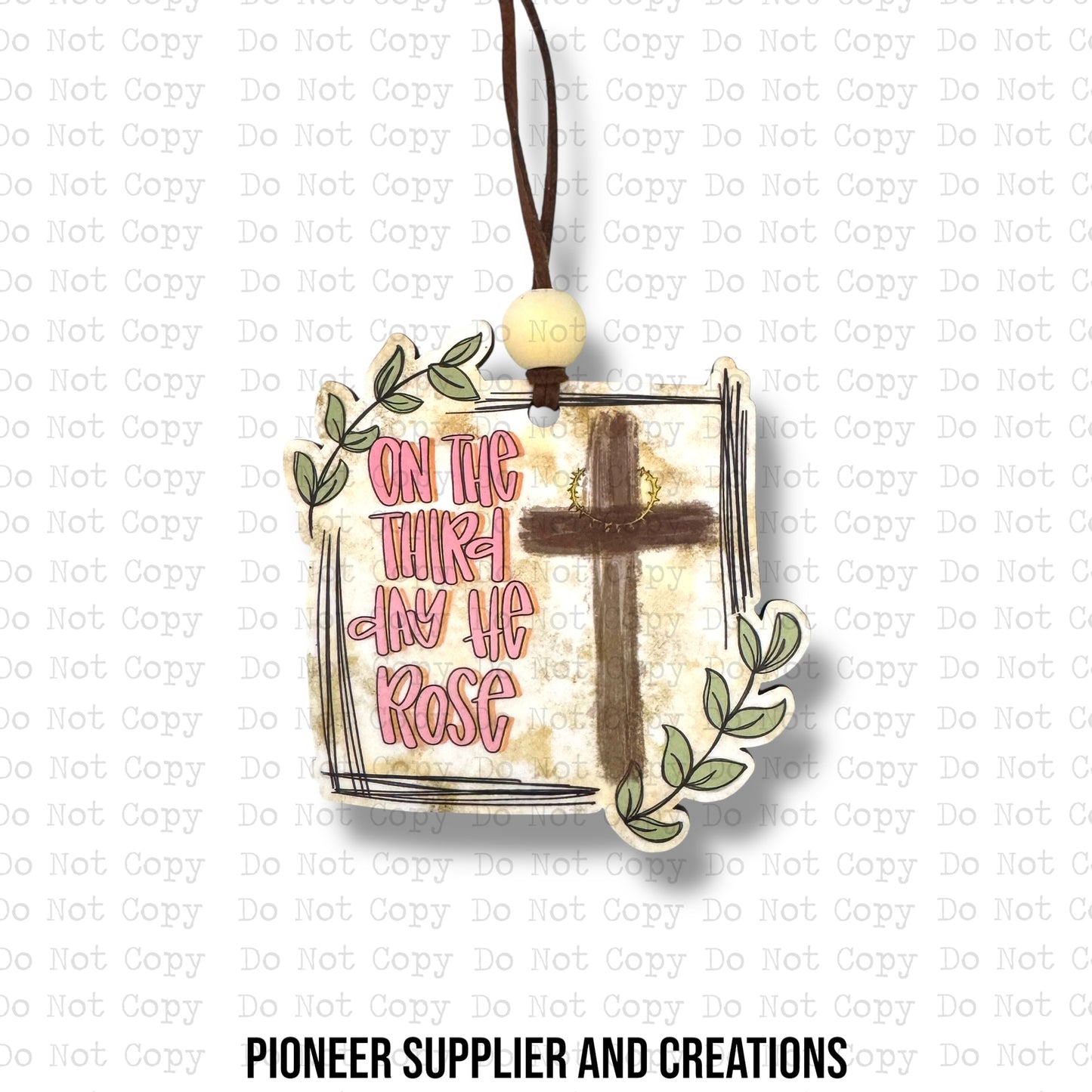 He Rose Car Charm Sublimation Blanks | Exclusive SPS