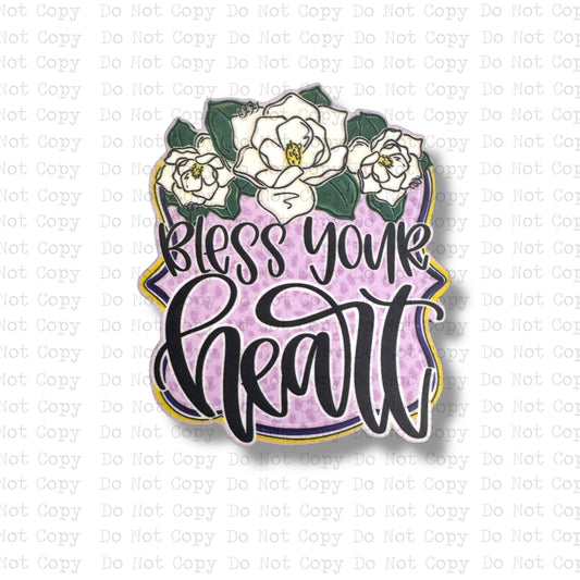 Bless Your Heart Magnet Sublimation Blank Kit