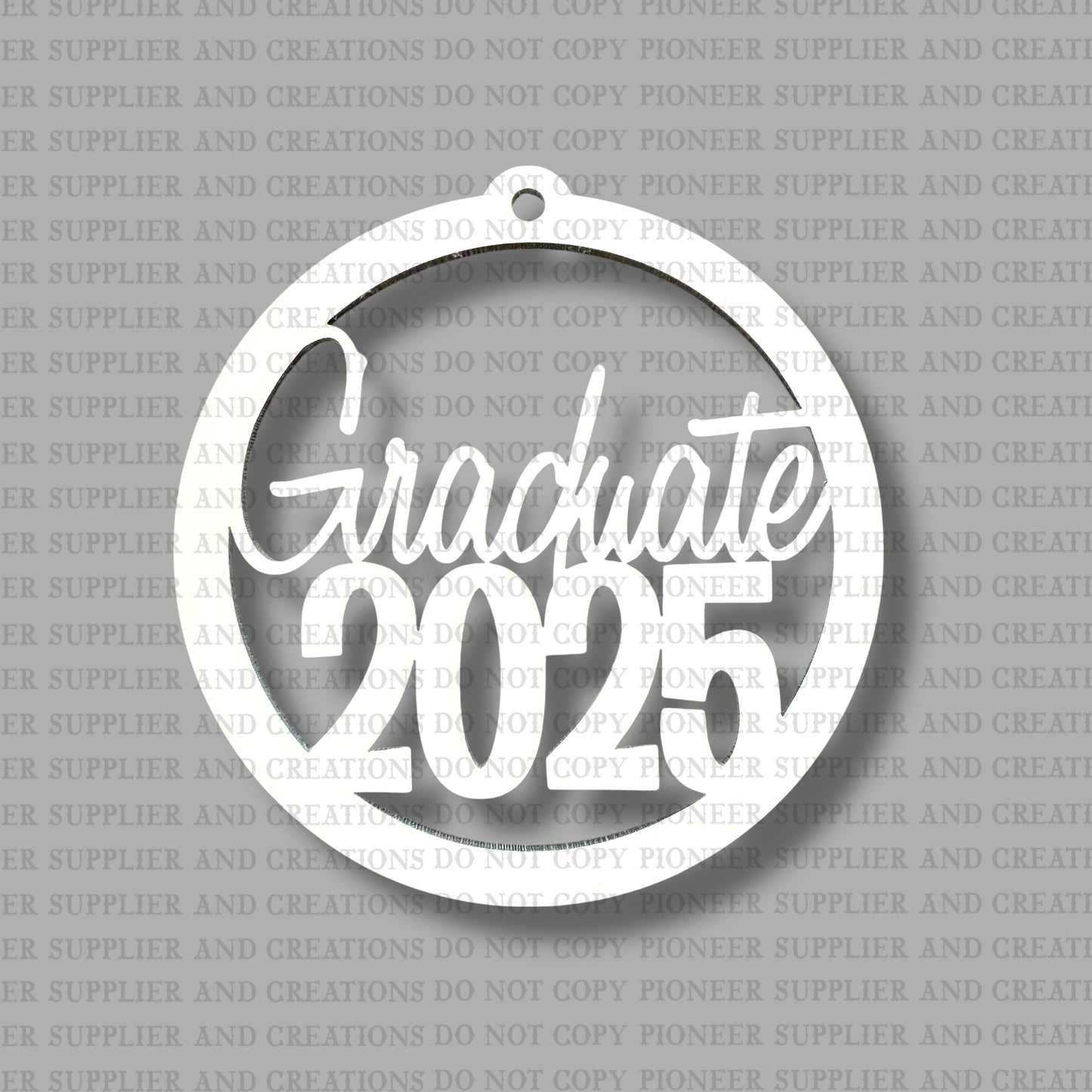 Graduate 2025 Car Charm Sublimation Blank