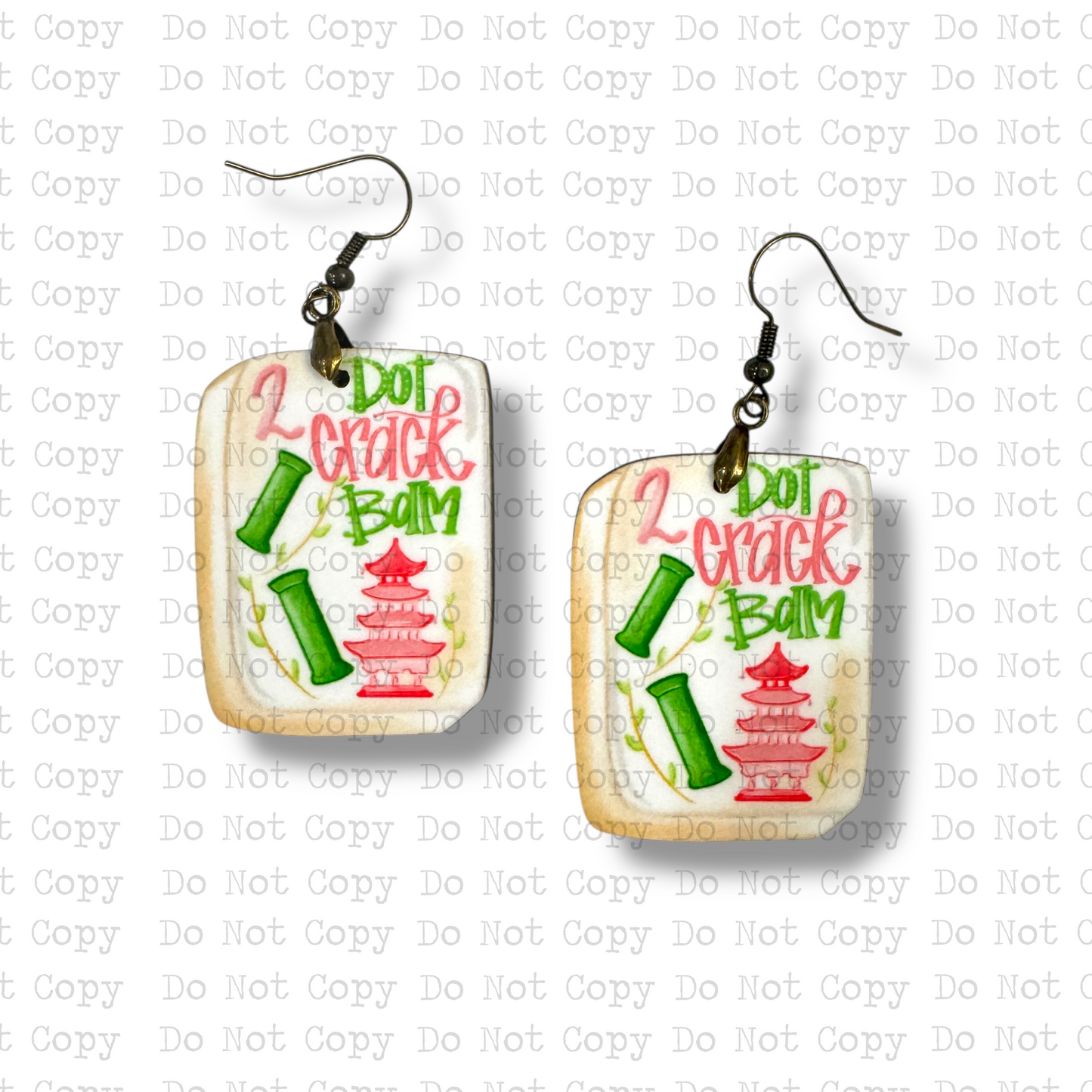 Dot Crack Bam Earring | Finished Product