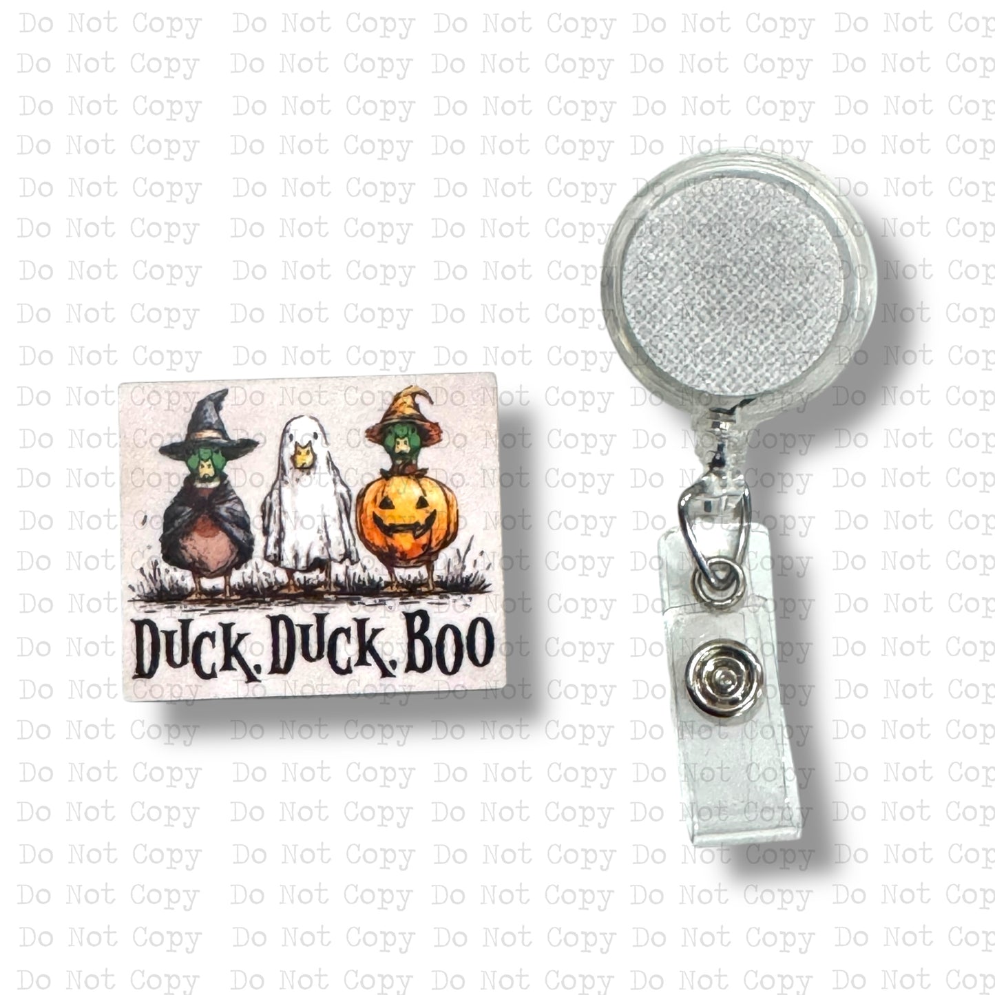 Duck Duck Boo Badge Reel Sublimation Blank Kit