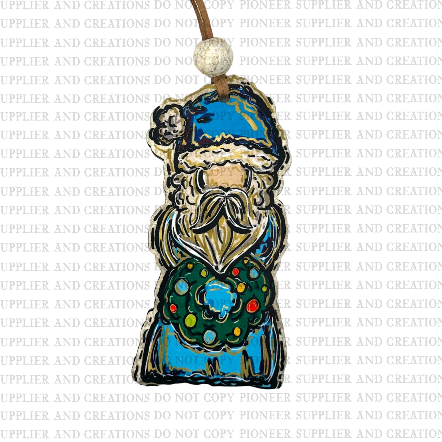 Old World Santa Ornament Sublimation Blank | Exclusive Graphx & More