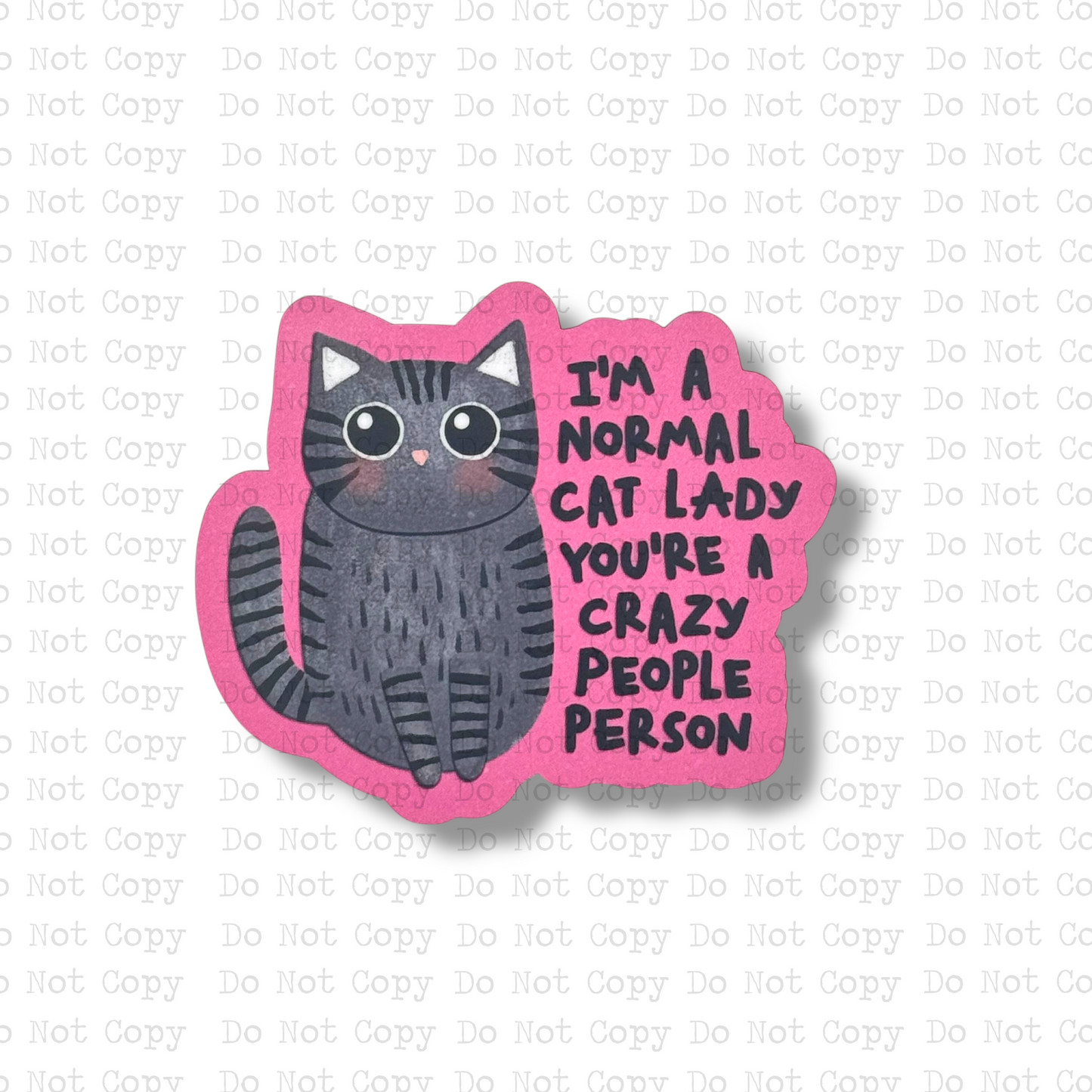 I'm A Normal Cat Lady Magnet Sublimation Blank Kit | TRS