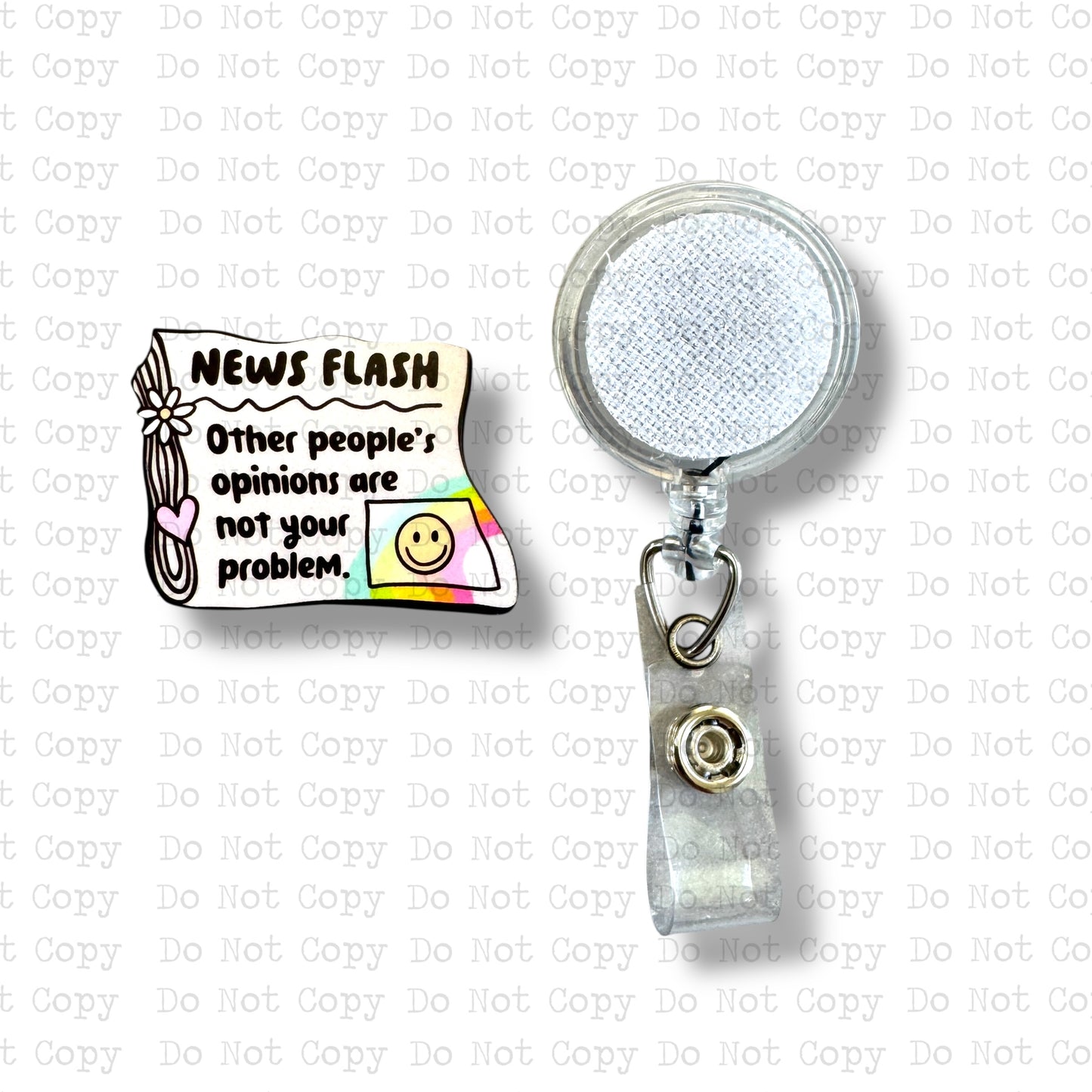 News Flash Badge Button Sublimation Blank