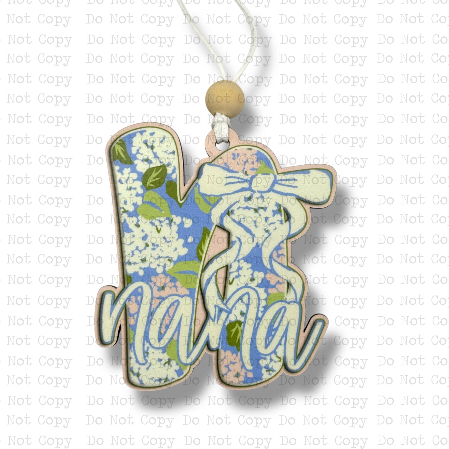 Coquette Nana Car Charm Sublimation Blank | HD&M