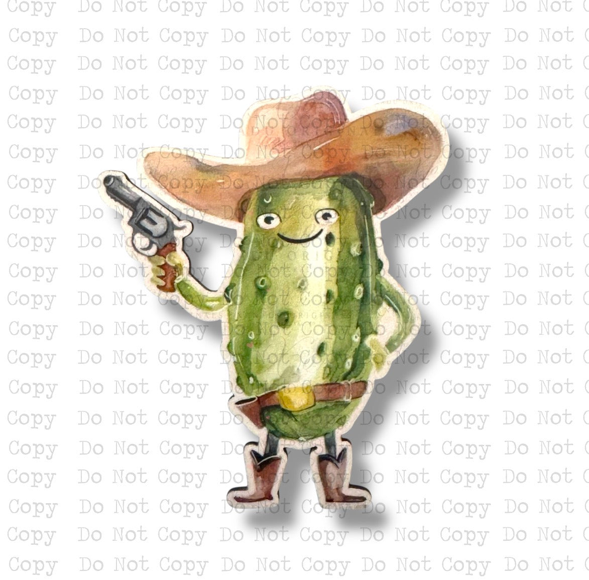 Pistol Pickle Magnet Sublimation Blank Kit