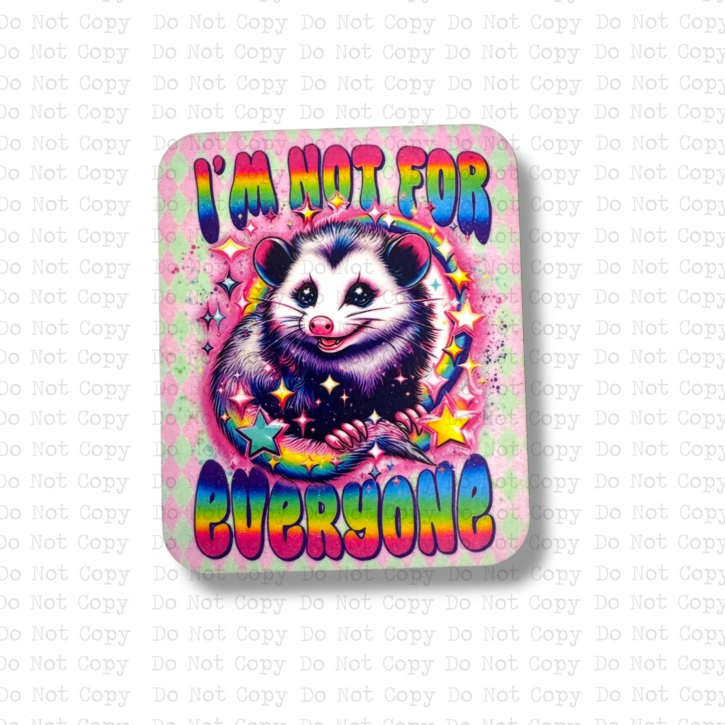 I'm Not For Everyone Magnet Sublimation Blank Kit