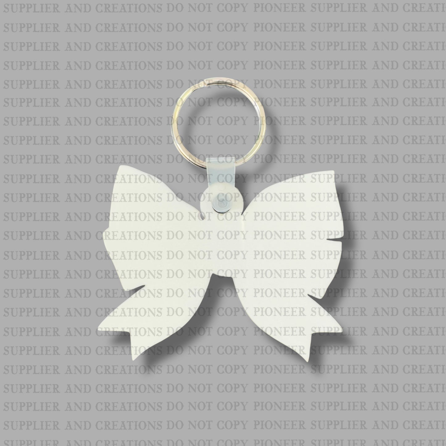 Sports Balls Bow Keychain Sublimation Blank | Exclusive Monogram Moments